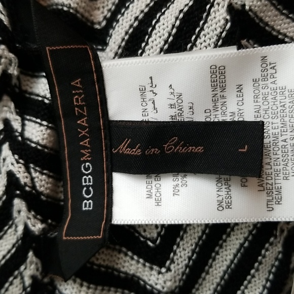 NWT BCBG Nana Pointelled card wrap - Picture 7 of 10